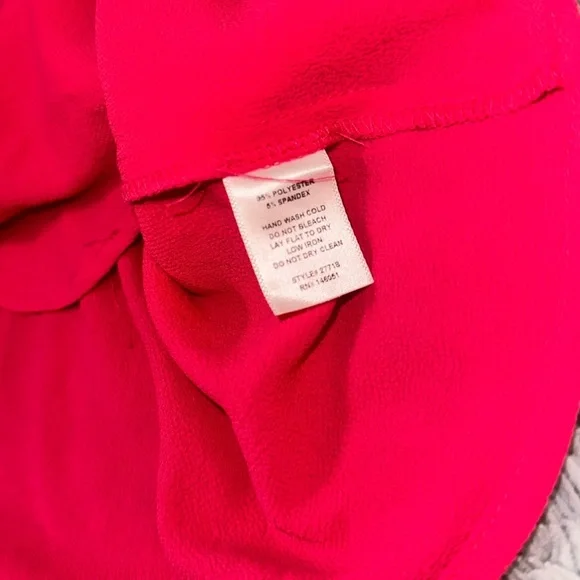 Hot pink babydoll top - Picture 9 of 10